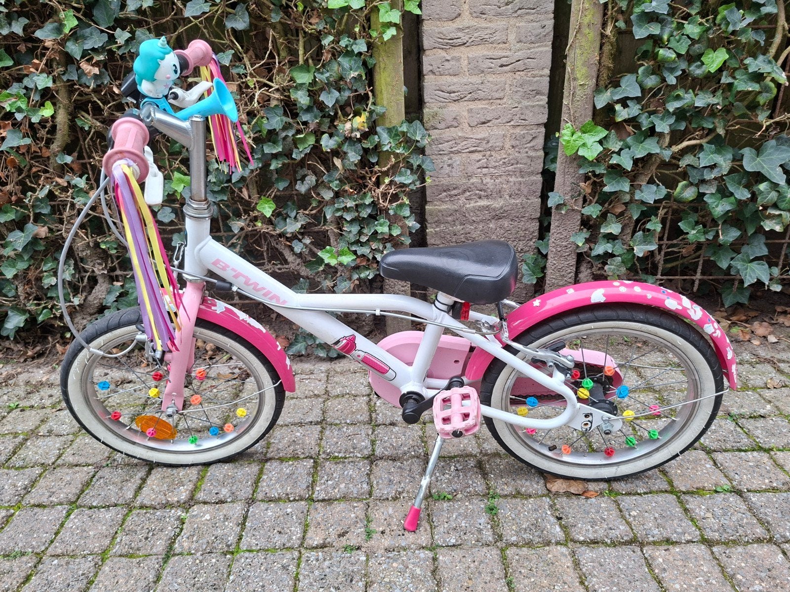 Fiets 14 inch, Fietsen en Brommers, Ophalen, Gebruikt, Velgrem, 14 inch of minder