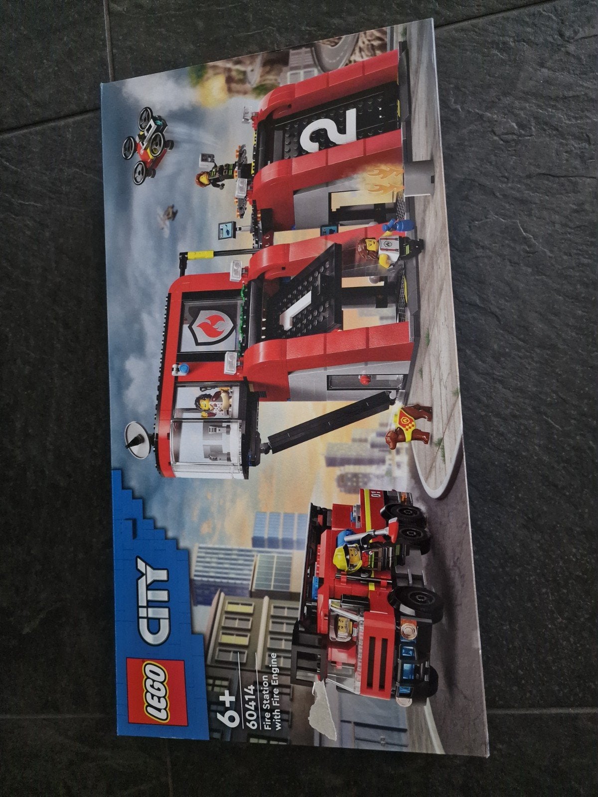 LEGO City Brandweerkazerne met Brandweerwagen 60414, City, Lego, Nieuw, Ophalen of Verzenden