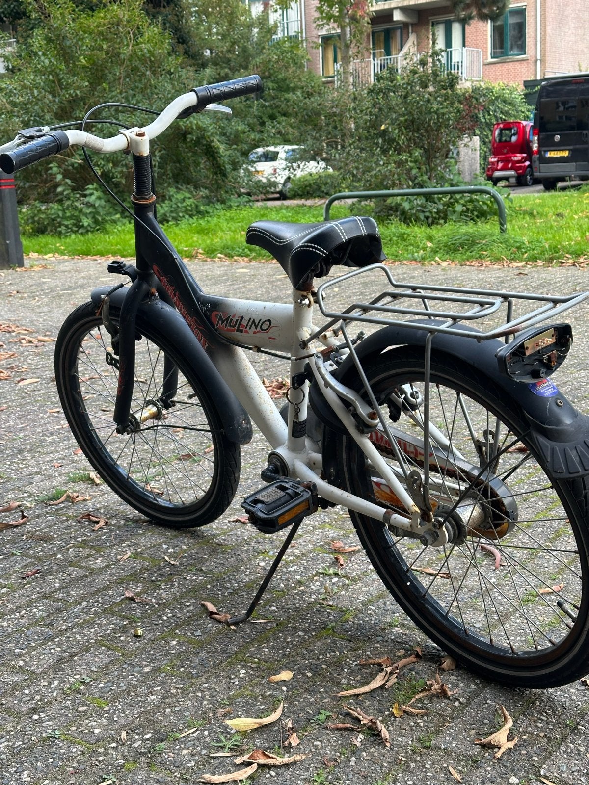 Mulino kinderfiets - 20 inch - Gebruikt, Ophalen of Verzenden, Gebruikt, Terugtraprem, 16 tot 20 inch
