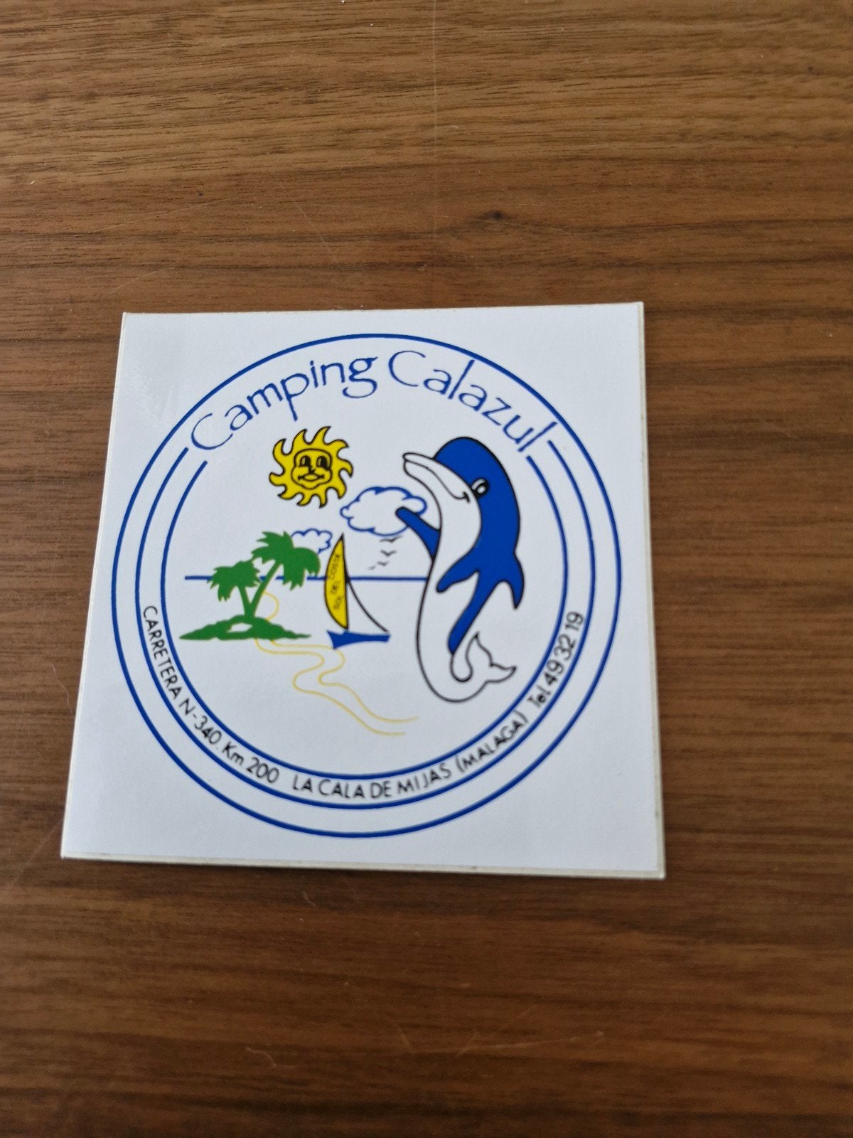 11134 Sticker Camping Calazul - La Cala de Mijas (Malaga), Ophalen of Verzenden, Nieuw, Overige typen
