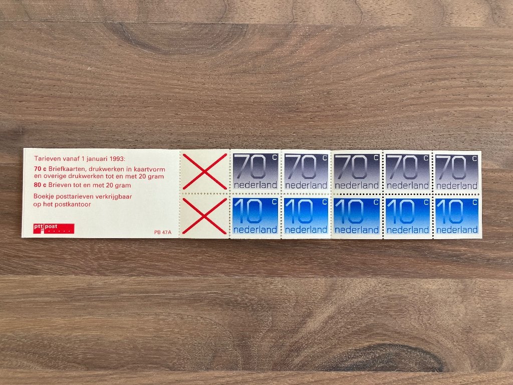 NVPH PB47a Postfris Postzegelboekje 1993  , Postzegels en Munten, Postzegels | Nederland, Ophalen of Verzenden, Na 1940, Postfris