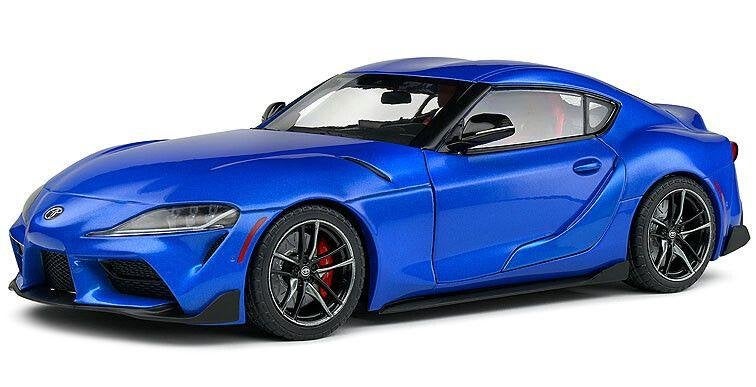 Toyota Supra GR 2021 blauw-metallic van Solido 1:18, Hobby en Vrije tijd, Modelauto's | 1:18, Solido, Auto, Solido, Nieuw
