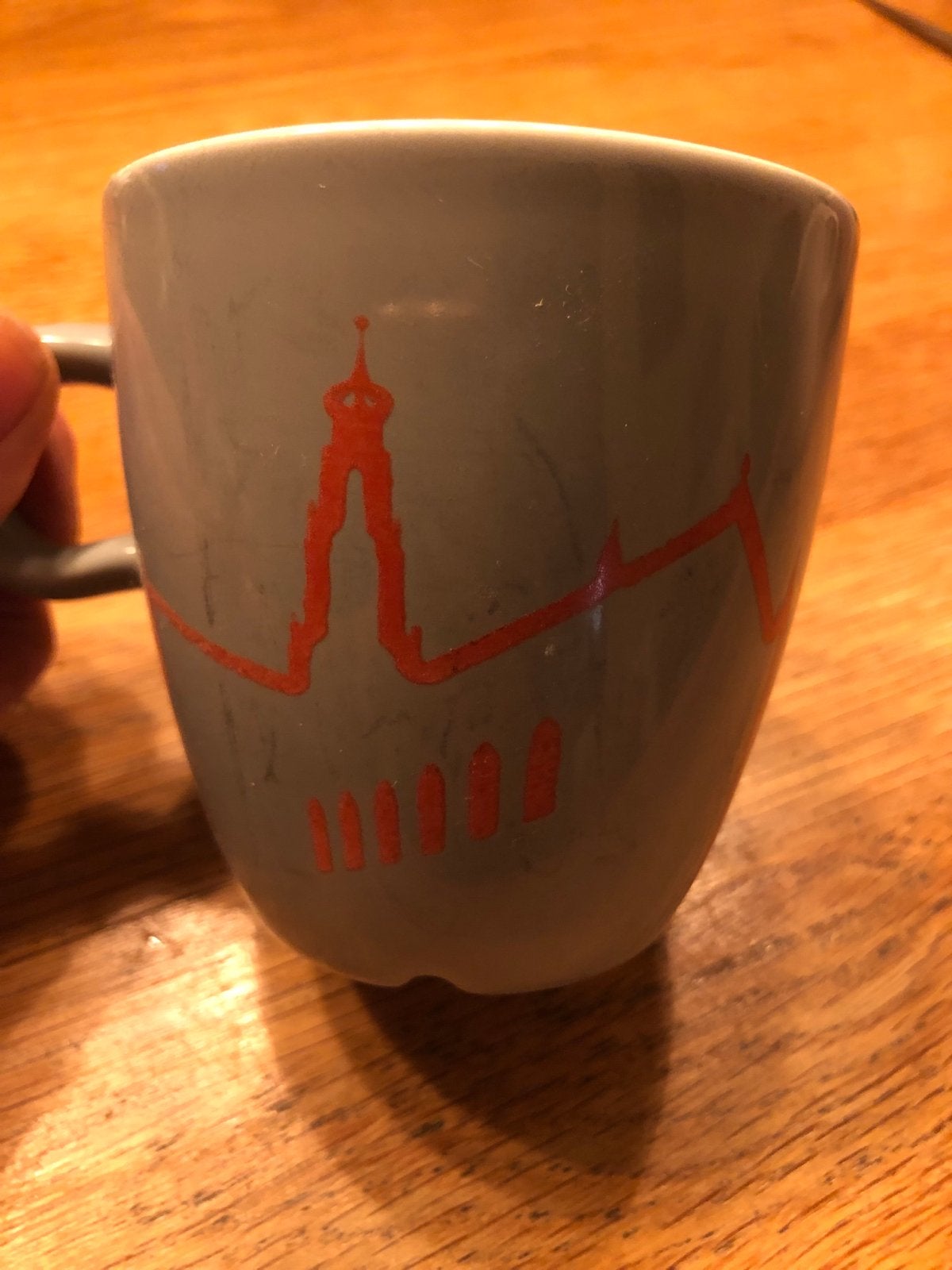 Douwe Egberts Haarlem Mok -  Design by Nikolai Carels, Huis en Inrichting, Keuken | Servies, Ophalen, Gebruikt, Overige merken