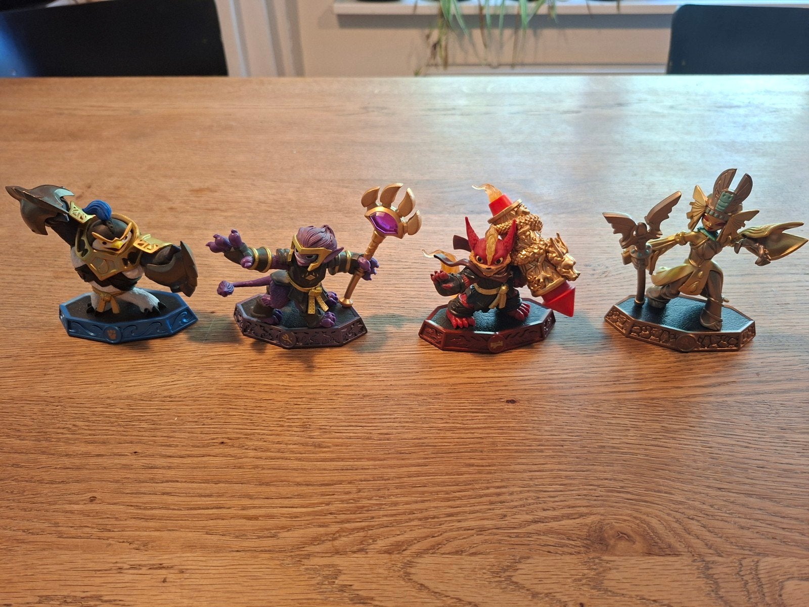 Skylanders: Golden Queen, Flare Wolf, Mysticat, King pen, Ophalen of Verzenden, Gebruikt