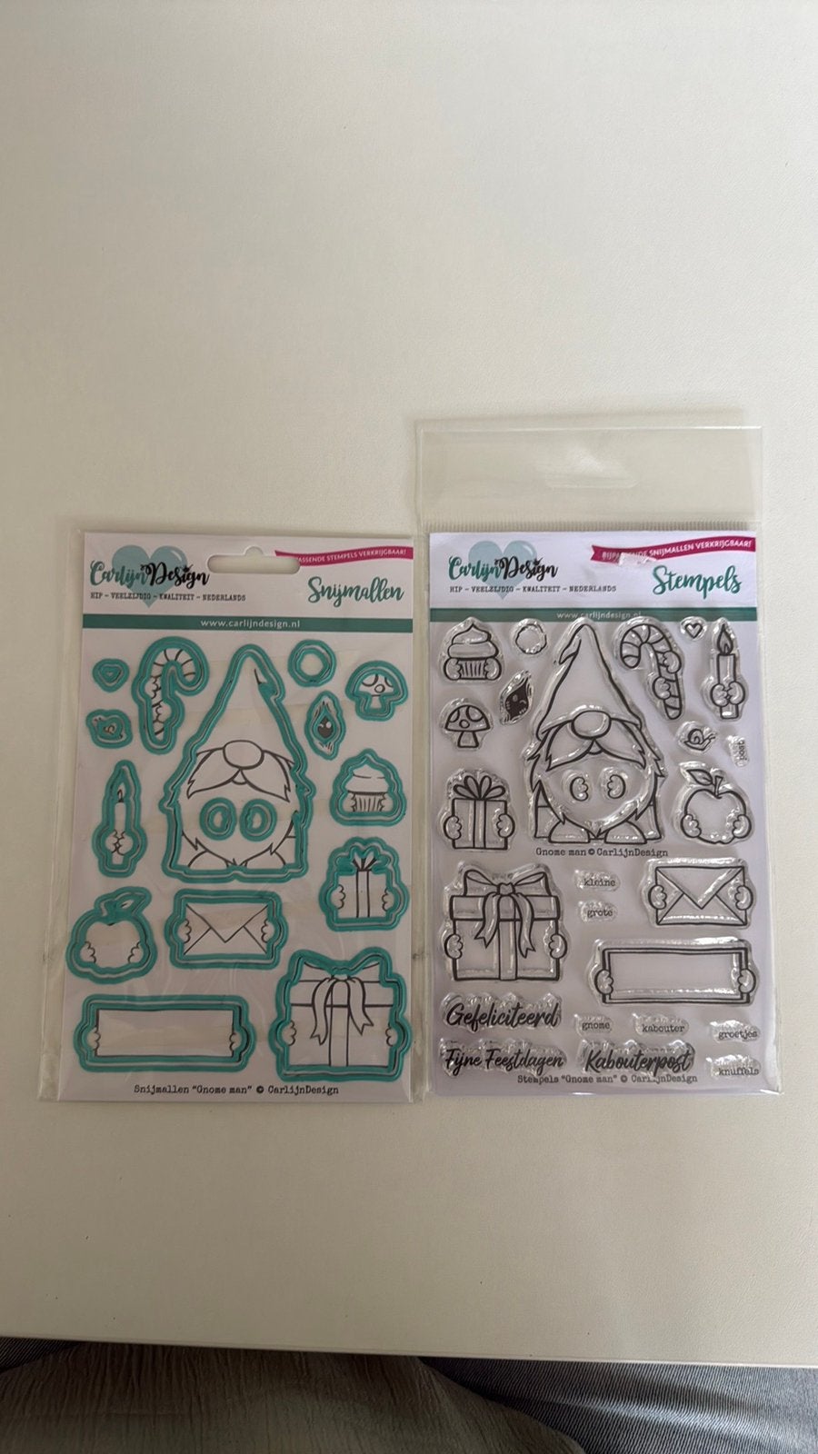 Snijmal gnome carlijn design, Ophalen of Verzenden, Zo goed als nieuw, Clearstamp