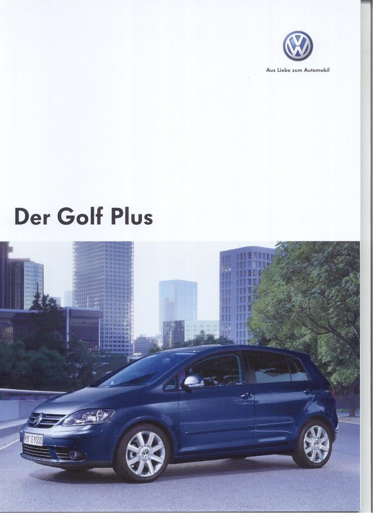 Volkswagen Golf Plus (mei 2006) met bijlage, Boeken, Ophalen of Verzenden, Nieuw, Volkswagen