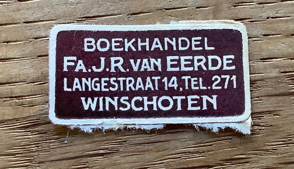 Winschoten, merk Van Eerde, Langestraat 14, Ophalen of Verzenden