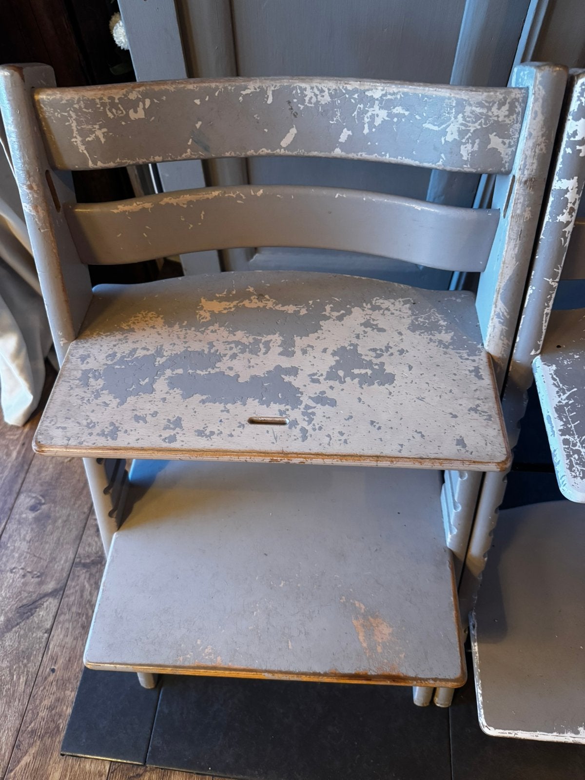 Trip trap stoel 2x, Ophalen, Gebruikt, Meegroeistoel