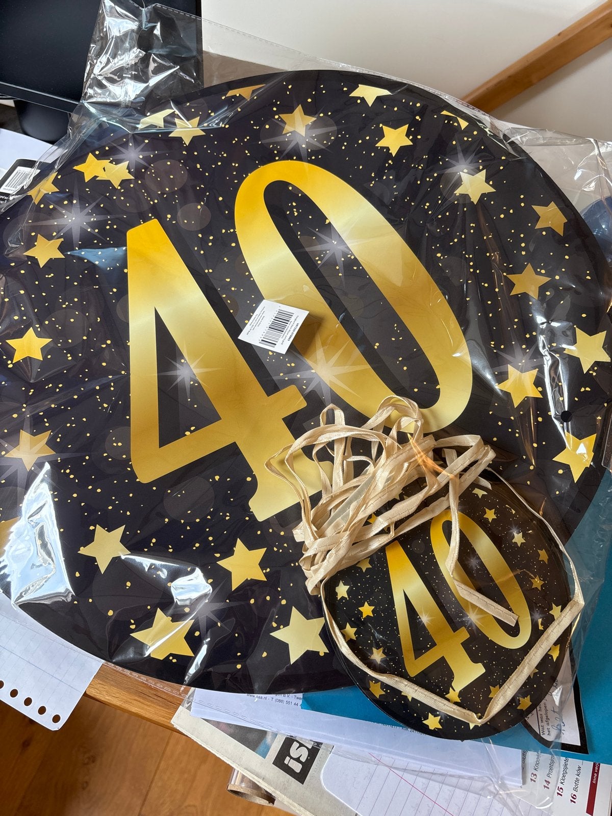 Feestversiering 40 jaar - Verjaardag decoratie, Ophalen, Nieuw, Versiering, Verjaardag