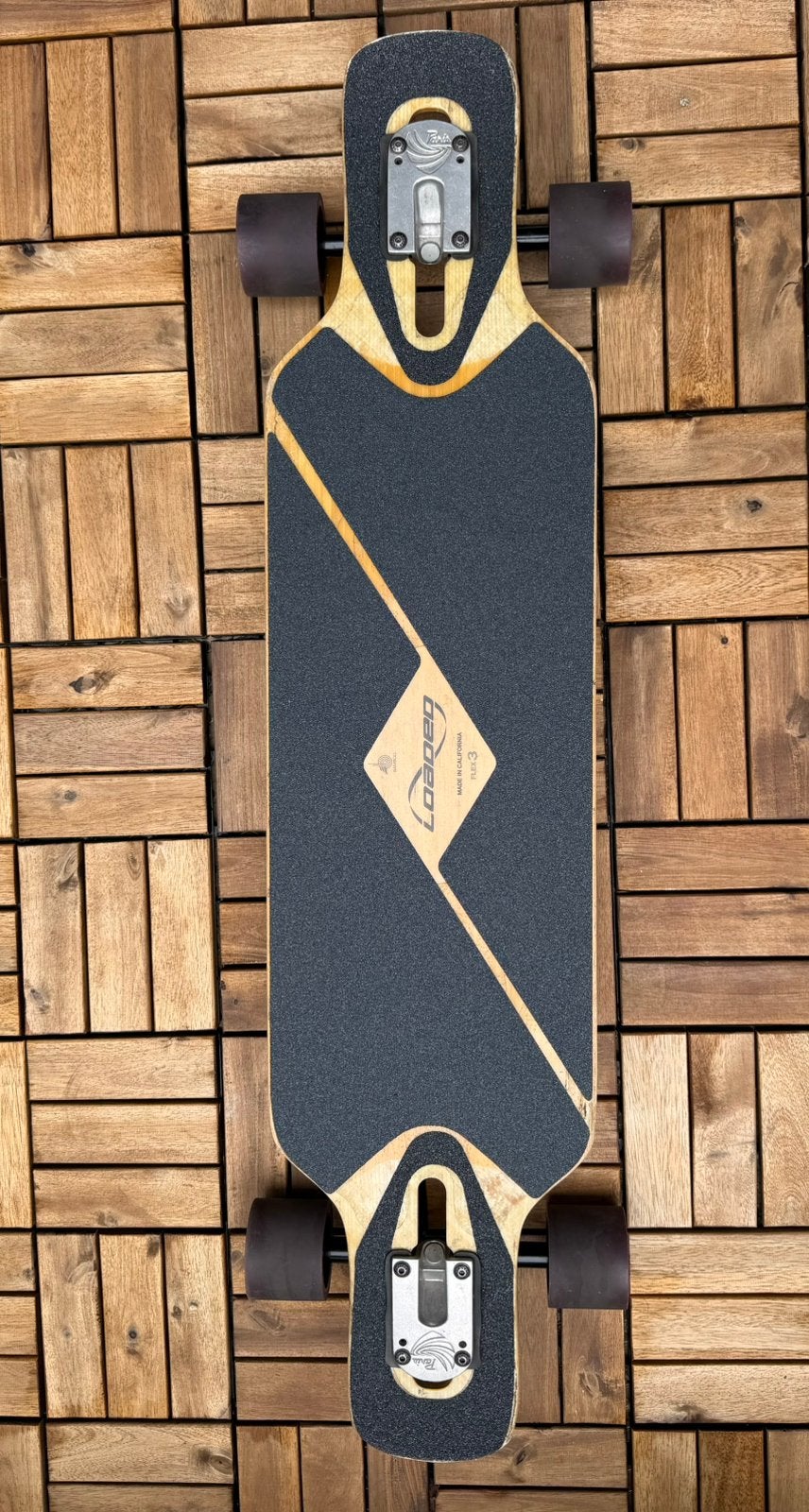 Loaded Tan Tien Bamboo Flex 3 Longboard Compleet, Ophalen of Verzenden, Gebruikt, Longboard