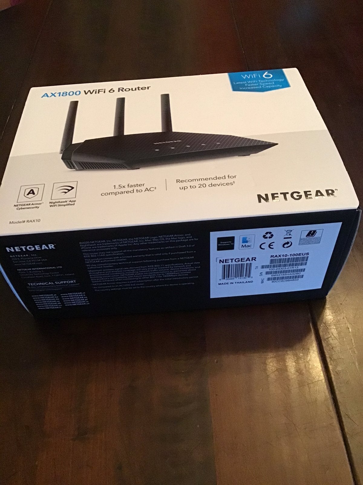 Netgear WiFi 6 Router, Computers en Software, Ophalen of Verzenden, Nieuw