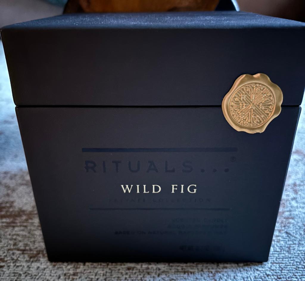 Rituals | Wild Fig - Kaars 1 KG 3 lonten, Overige materialen, Zwart, Nieuw, Ophalen of Verzenden