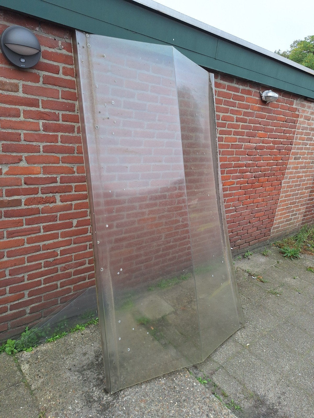 Transparante plaat / afscherming, Ophalen