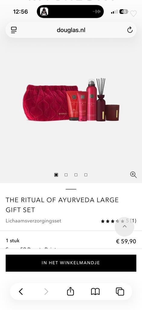 Rituals gift set, Ophalen of Verzenden, Zo goed als nieuw, Bad & Douche
