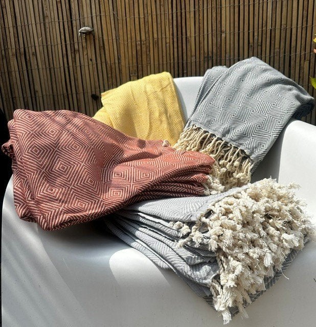 Prachtige Hamamdoeken NIEUW, Overige merken, Handdoek, Nieuw, Meerkleurig