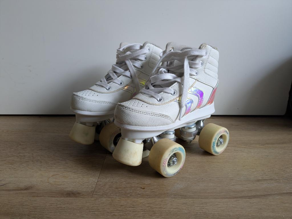 Oxelo Quad 100 rolschaatsen (maat 32), Ophalen of Verzenden, Gebruikt, Kinderen