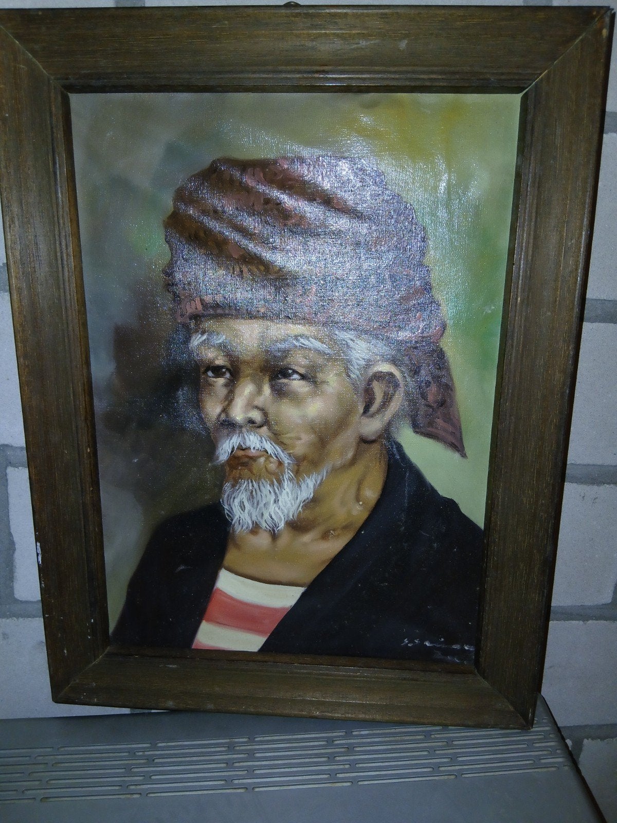 Schilderij: Portret van een man, gesigneerd, Ophalen of Verzenden