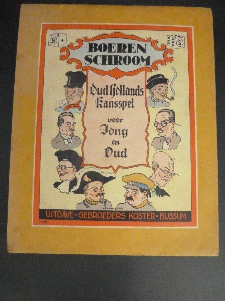 Antiek spel Boerenschroom 1945 Oud- Hollands, Ophalen of Verzenden, Nieuw