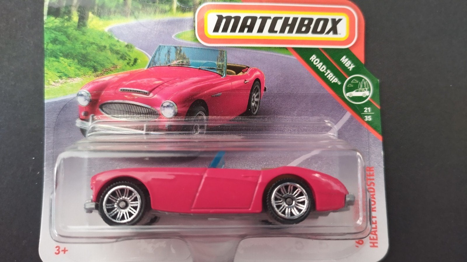 Austin Healey Roadster 1:64 Matchbox Pol, Auto, Verzenden, ., Nieuw