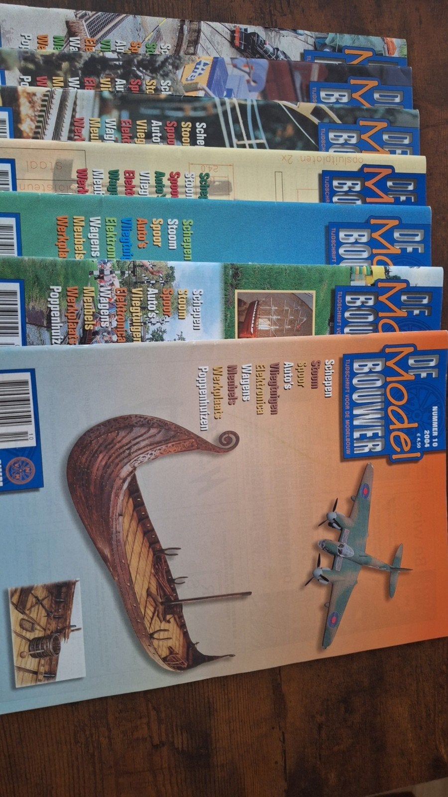 De Modelbouwer Tijdschrift -  9 nummers 2004, Ophalen of Verzenden
