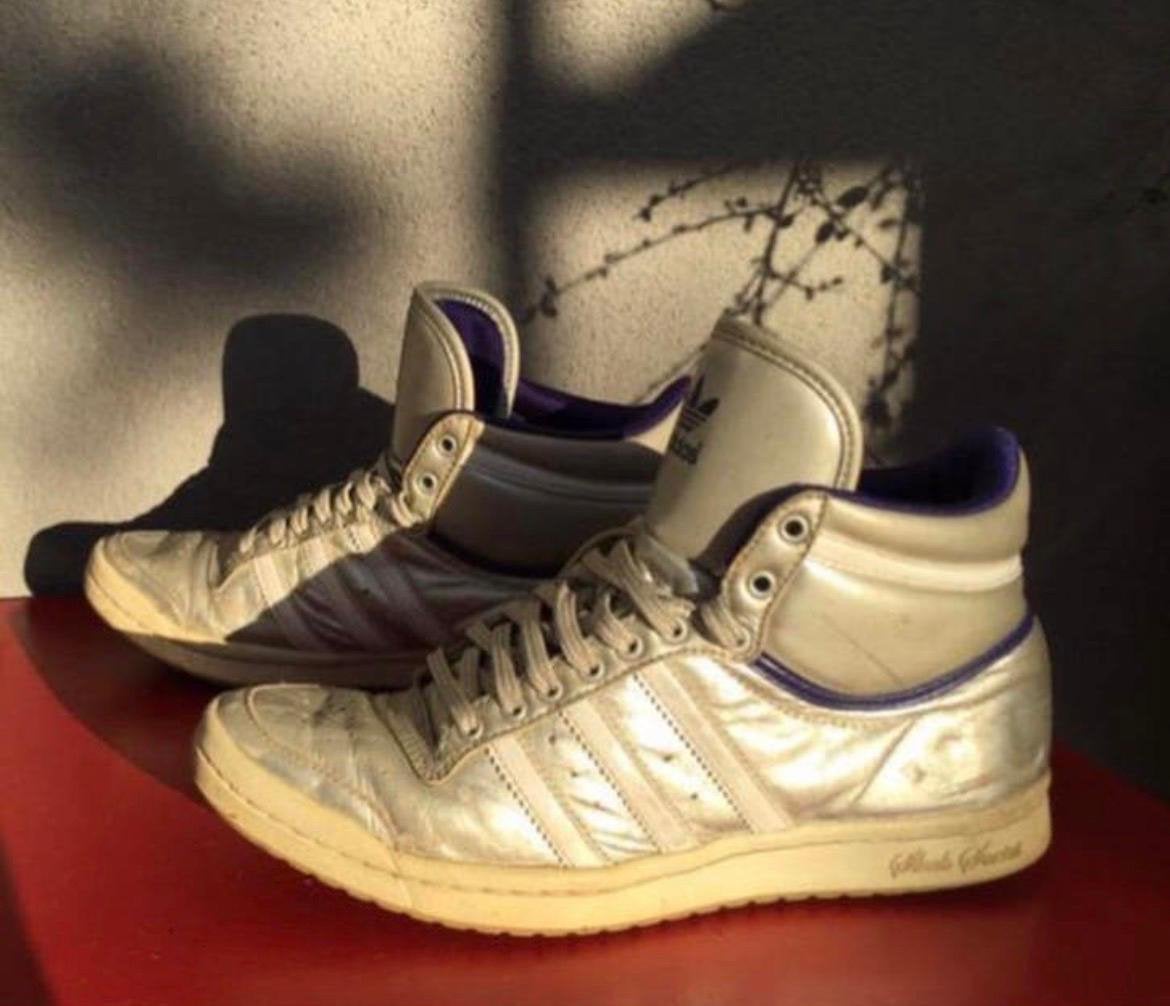 Adidas Sleek Series Hoge Sneakers Zilver Maat 35, Ophalen, Overige kleuren, Sneakers of Gympen, Zo goed als nieuw