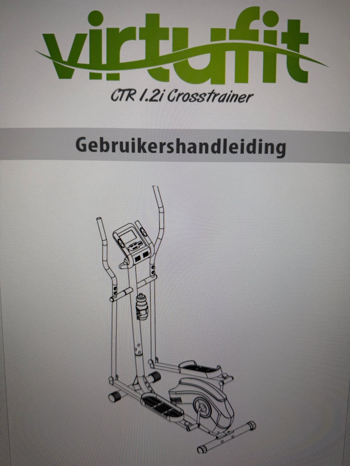 VirtuFit CTR 1.2i Crosstrainer - Zo goed als nieuw, Buik, Ophalen of Verzenden, Zo goed als nieuw, Crosstrainer