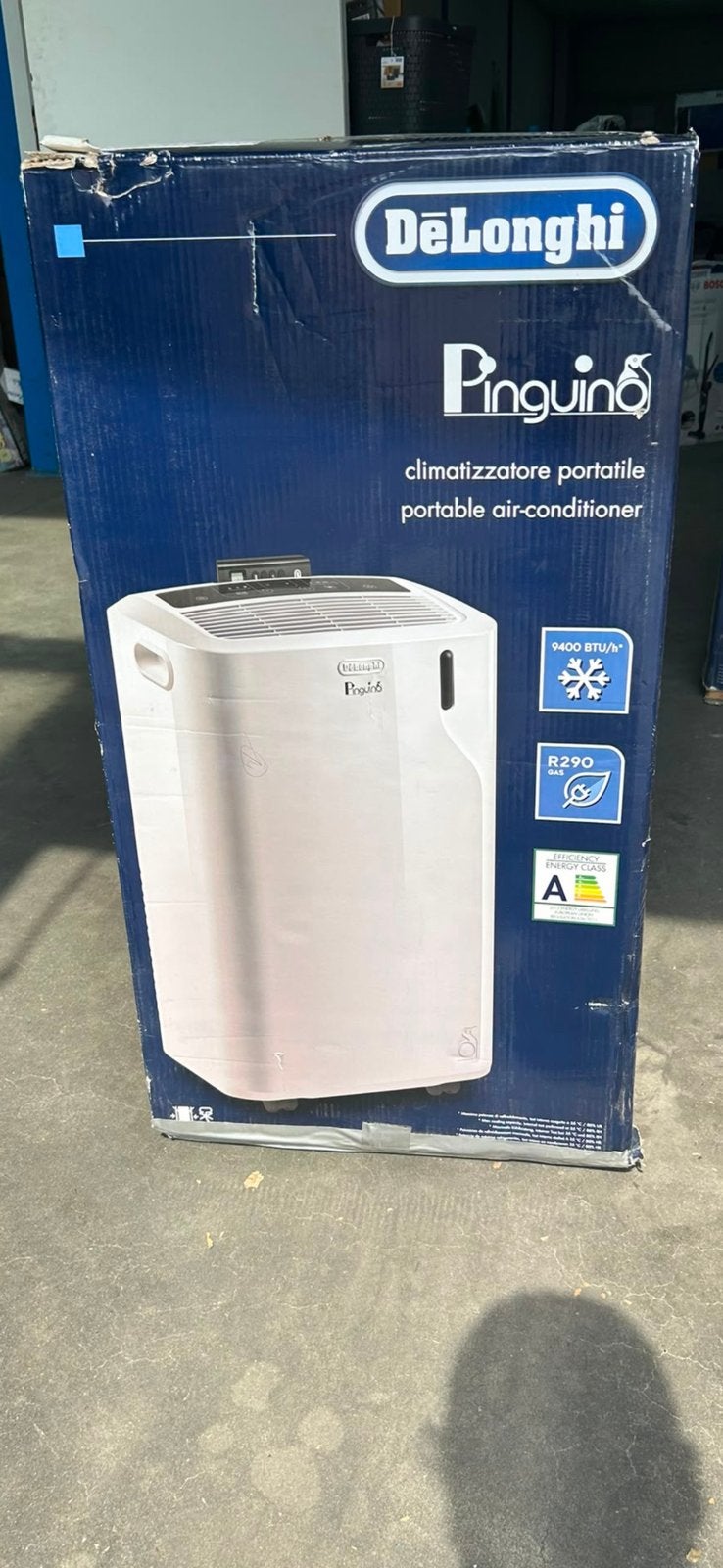 DeLonghi PAC EM82 Mobiele Airco, Ophalen, Minder dan 60 m³, 3 snelheden of meer, Zo goed als nieuw