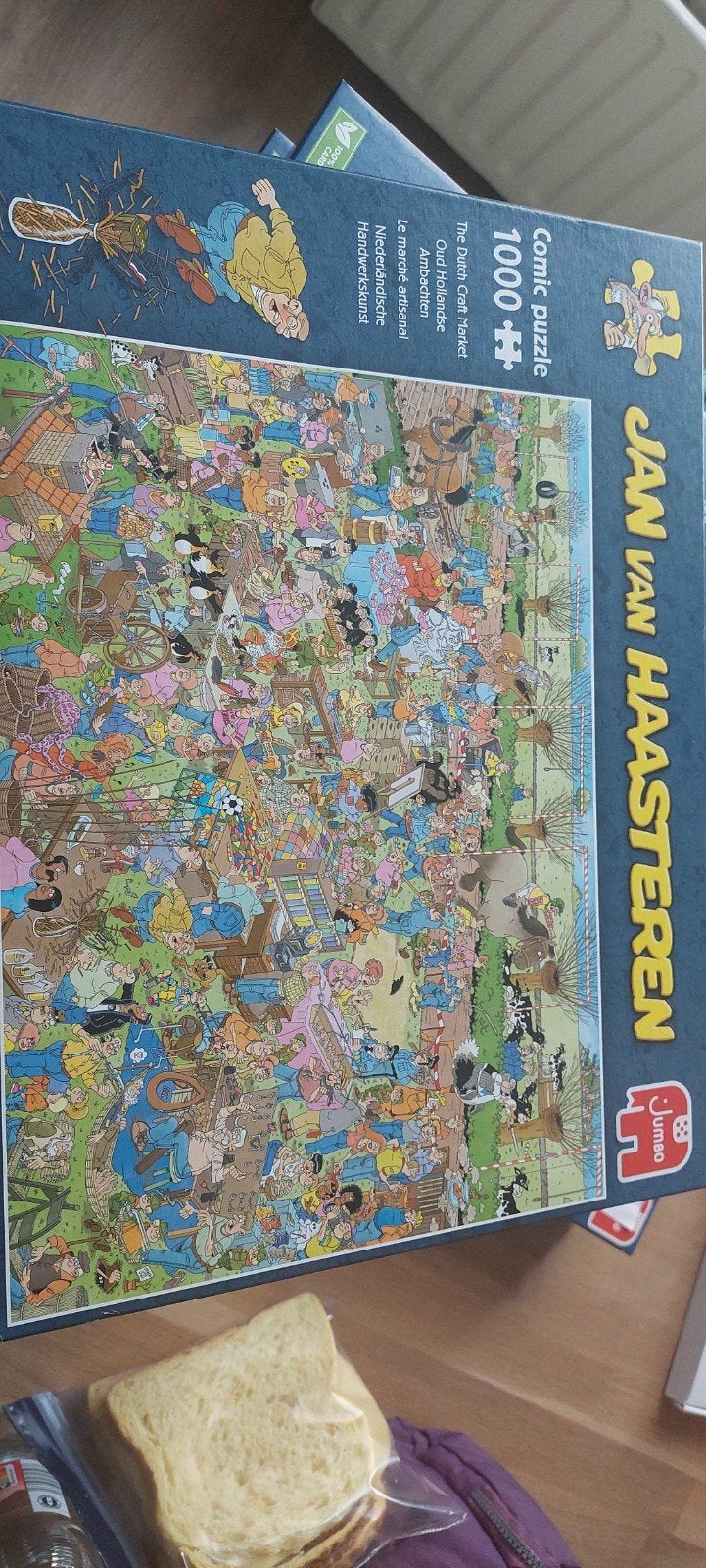 Jan van Haasteren 1000 stukjes Puzzel Oud Hollandse Ambach, Ophalen of Verzenden, 500 t/m 1500 stukjes, Gebruikt, Legpuzzel