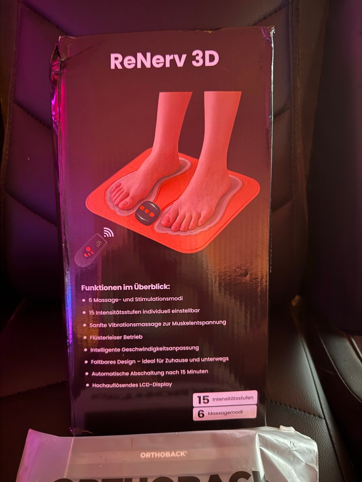 Orthoback ReNerv 3D EMS Voetmassageapparaat Nieuw, Ophalen of Verzenden, Nieuw, Apparaat
