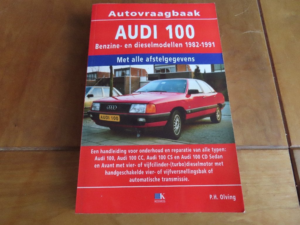 Vraagbaak Audi 100 benzine, Audi 100 diesel 1982- 91 350 blz, Auto diversen, Handleidingen en Instructieboekjes, Ophalen of Verzenden