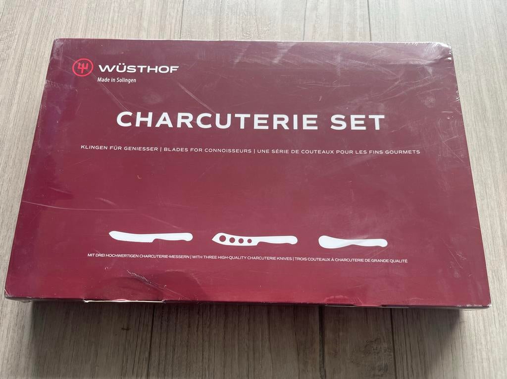 Wüsthof Kaasmessen / Charcuterie Set - Nieuw in doos, Overige typen, Nieuw, Ophalen of Verzenden, Metaal