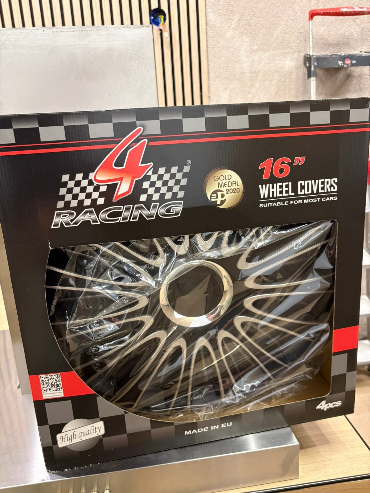 GRATIS 3 stuks wheel covers 4 racing, Auto diversen, Wieldoppen, Ophalen, Nieuw