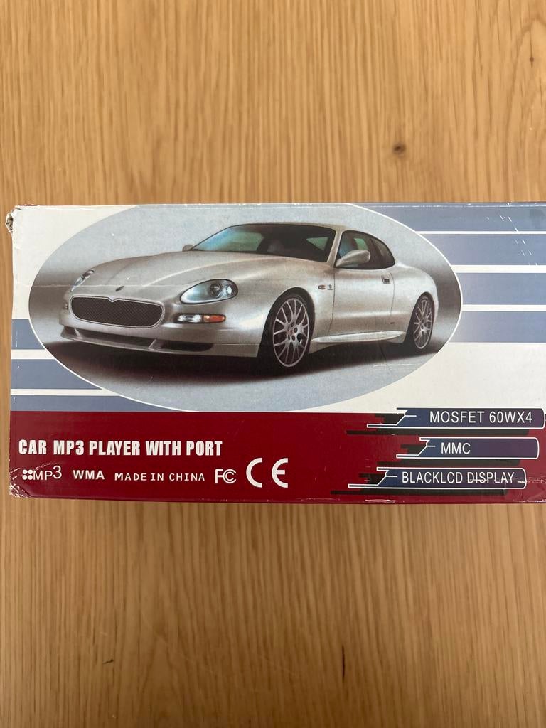 Auto MP3-speler met poort - Nieuw in doos, Ophalen of Verzenden, Nieuw