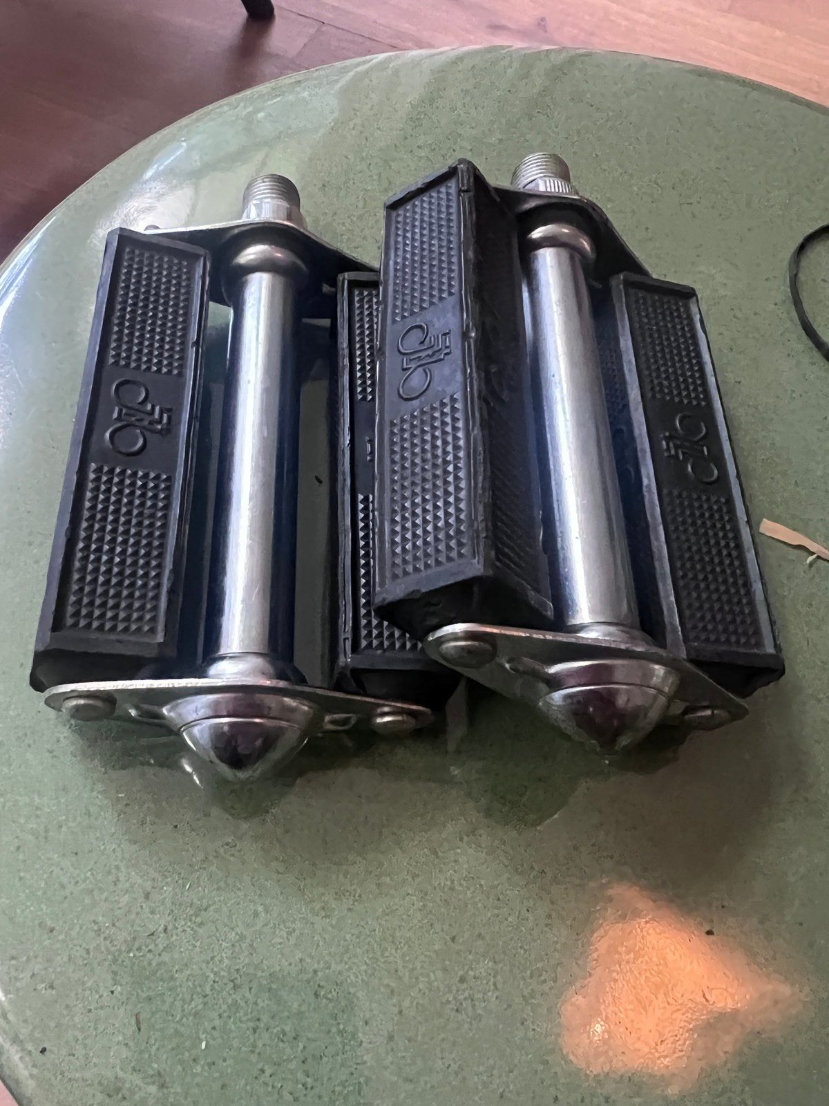 NOS Blokpedalen - Nieuwe Oude Pedalen voor Klassieke Fiets, Fietsen en Brommers, Crankstel of Pedalen, Nieuw, Ophalen of Verzenden