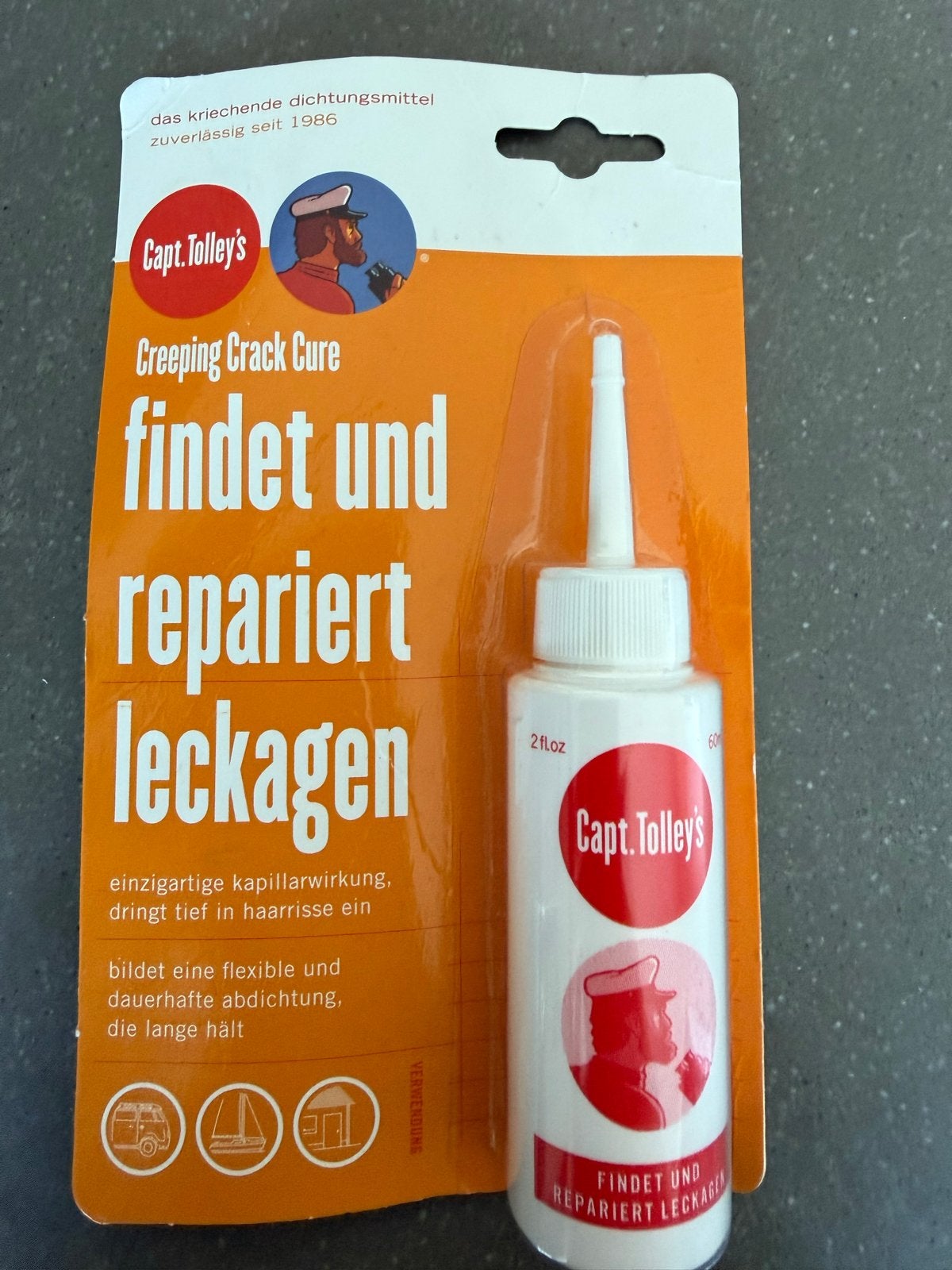 Capt. Tolley's Creeping Crack Cure voor scheepsramen, Ophalen of Verzenden, Nieuw, Onderhoud en Reparatie