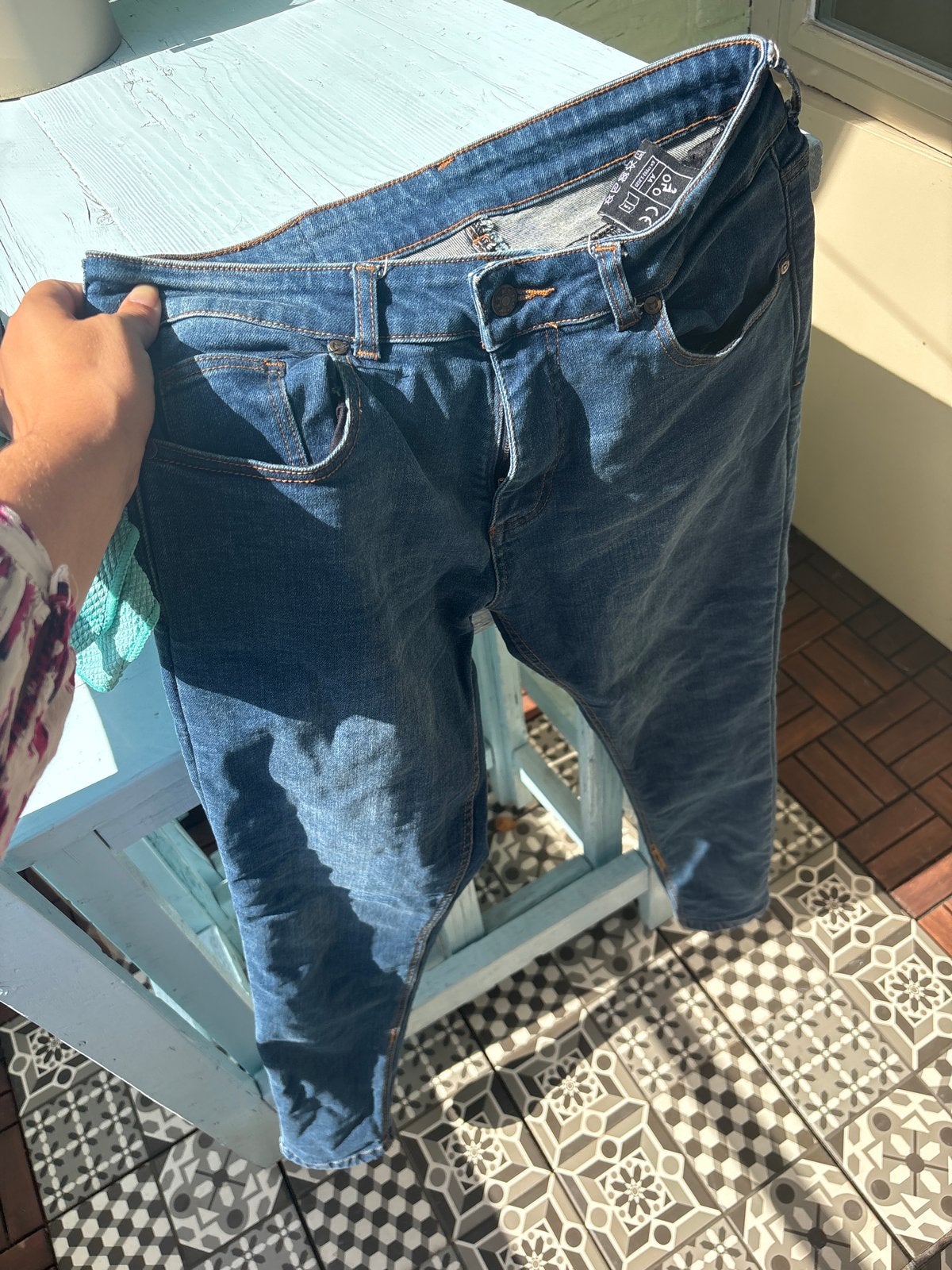 Motor jeans Course Lara 32/32 AA certificering met stretch, Motoren, Ophalen of Verzenden, Tweedehands, Dames, Broek | textiel
