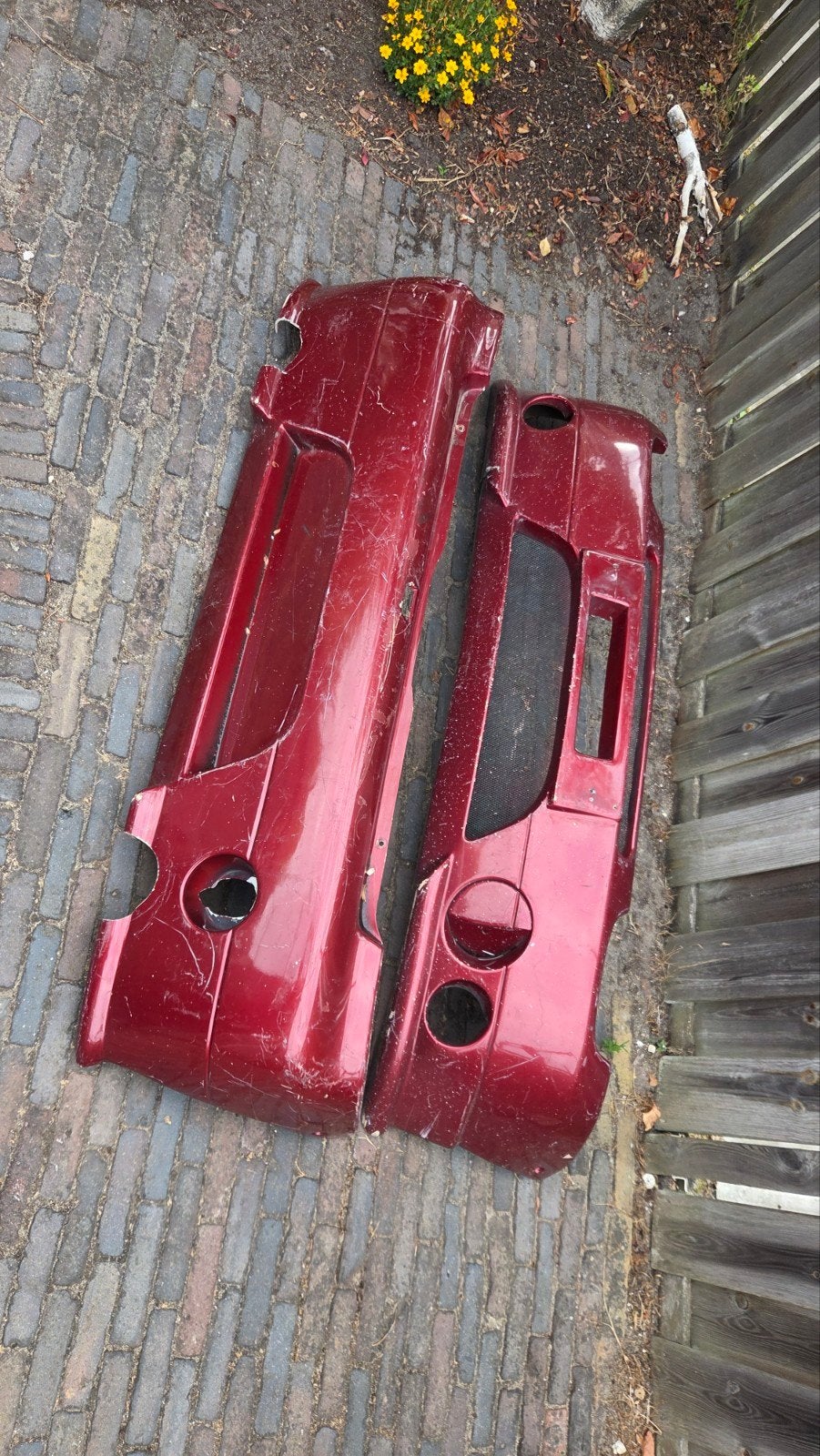 Twingo 1 aftermarket bumper set, Auto-onderdelen, Carrosserie en Plaatwerk, Ophalen, Gebruikt, Renault, Bumper