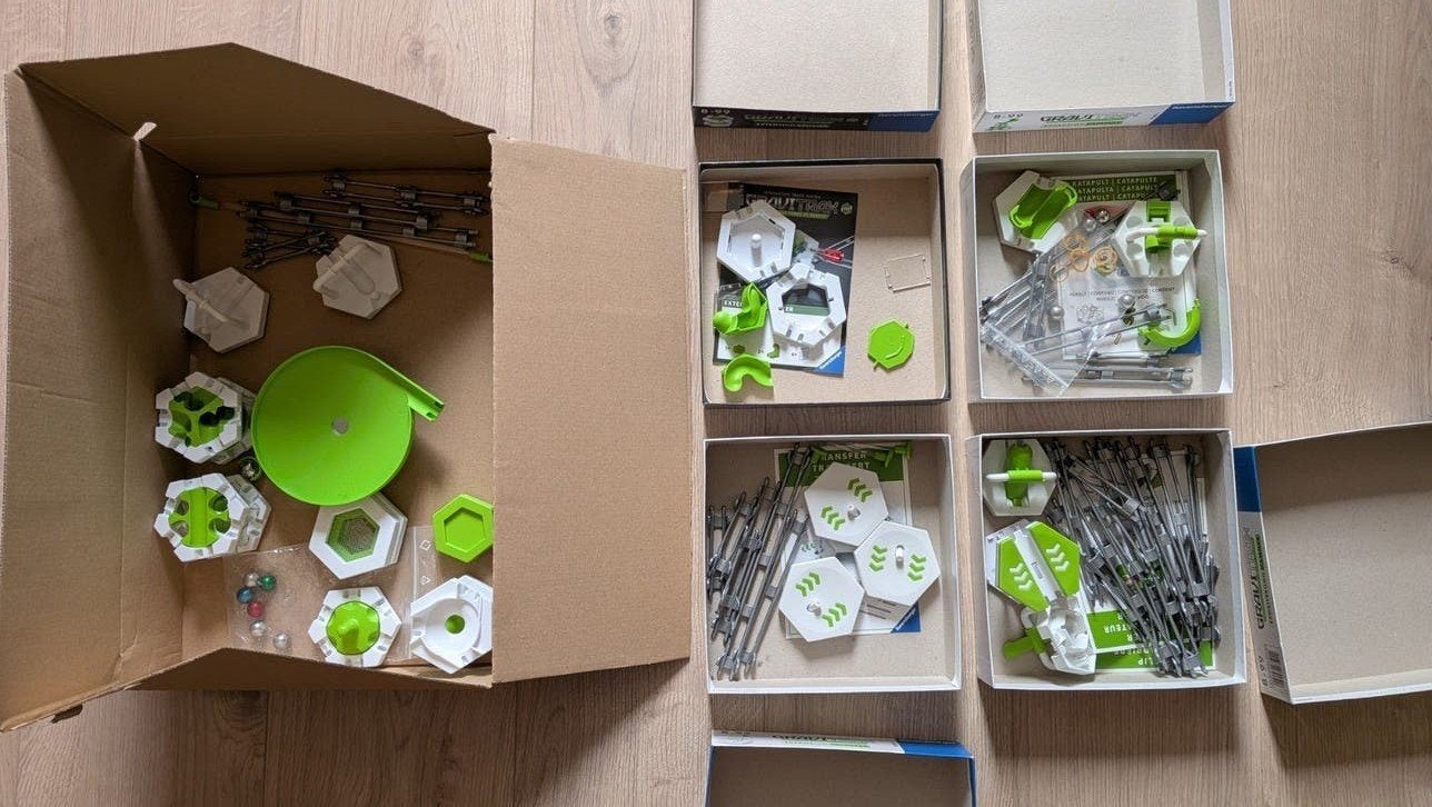 GraviTrax uitbreidingen -onderdelen compleet zie toelichting, Ophalen, Gebruikt