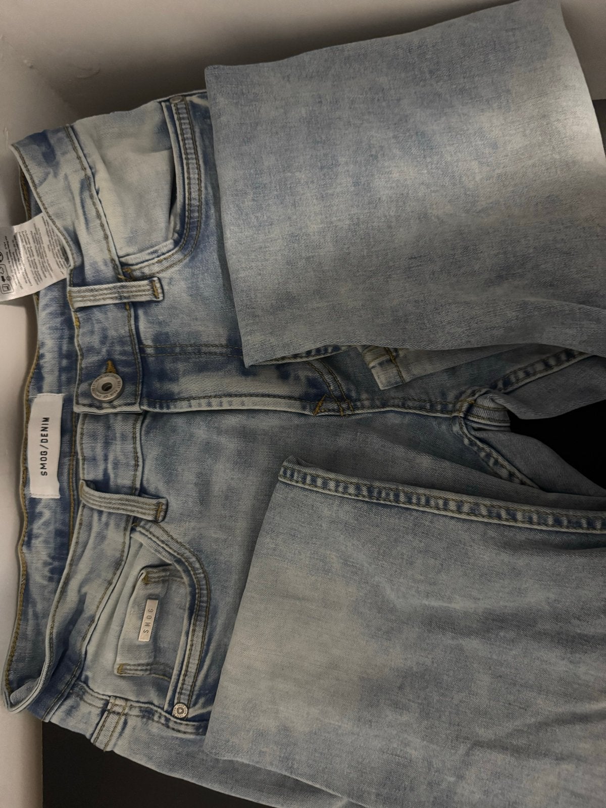 Smog/Denim Jeans - Lichtblauw - Maat 29/30, Ophalen of Verzenden, Zo goed als nieuw, Blauw, W32 (confectie 46) of kleiner