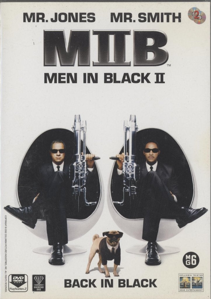 39) Men in Black II (2 disc): met Mr. Jones en Mr. Smith, Vanaf 6 jaar, Ophalen of Verzenden, Gebruikt, Science Fiction