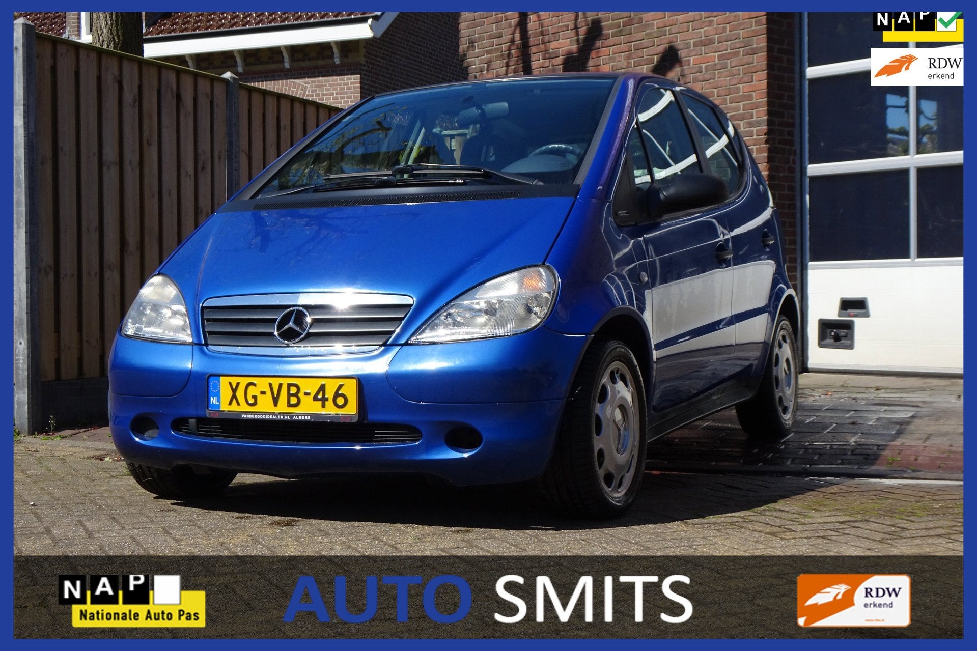 Mercedes-Benz A-klasse 160 Elegance, Auto's, Gebruikt, 4 cilinders, Bedrijf, Handgeschakeld