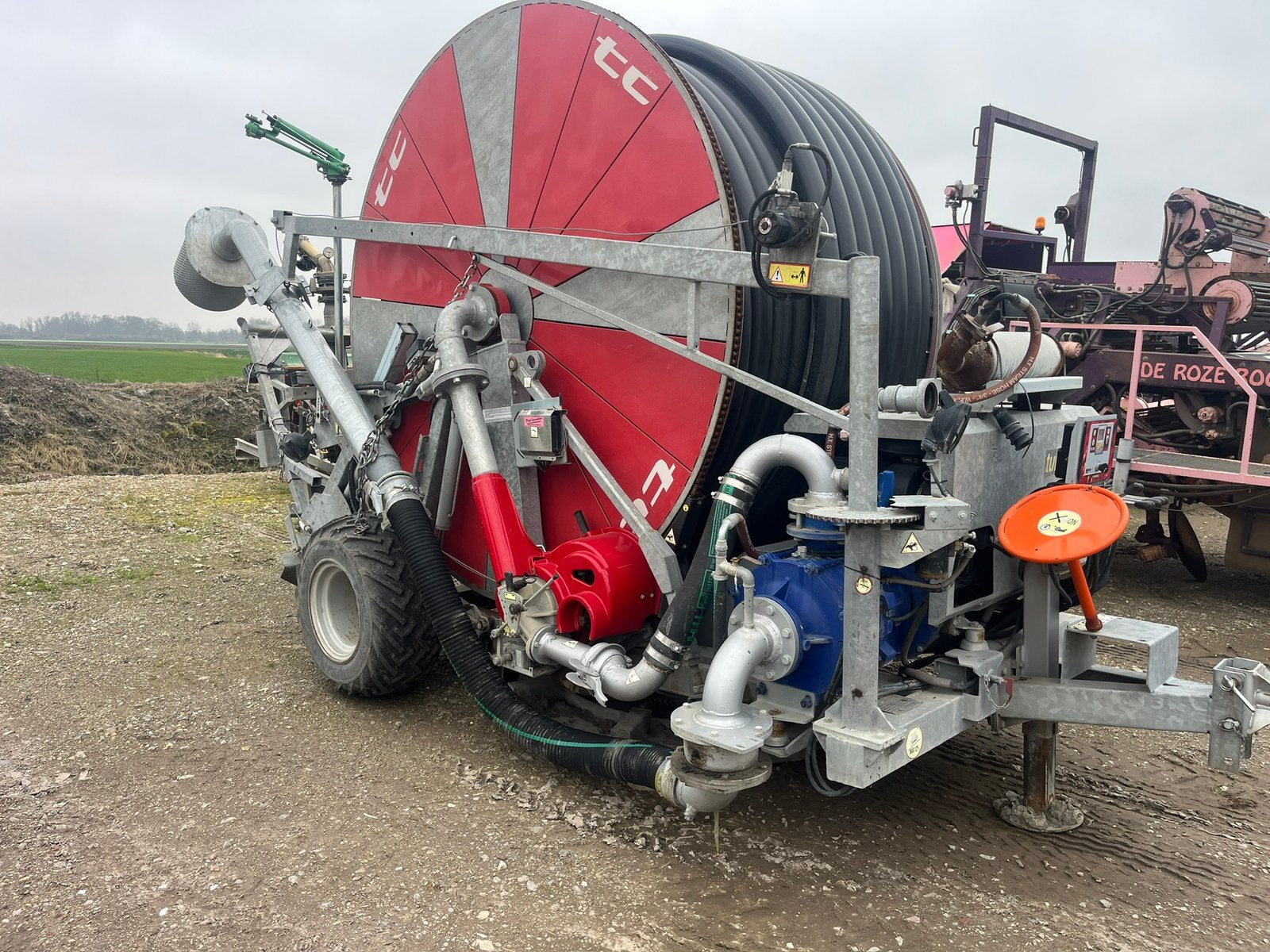 Turbo Cipa motorpomp haspel, Ophalen, Gebruikt, Handmatig