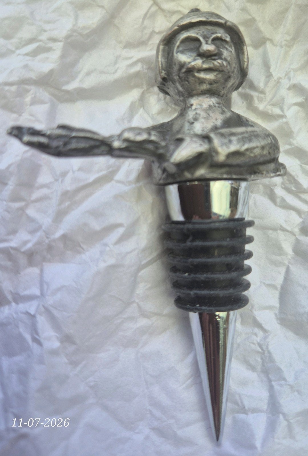Brandweer man flessen stopper, Artihove collecte item, Ophalen of Verzenden, Overige soorten, Nederland