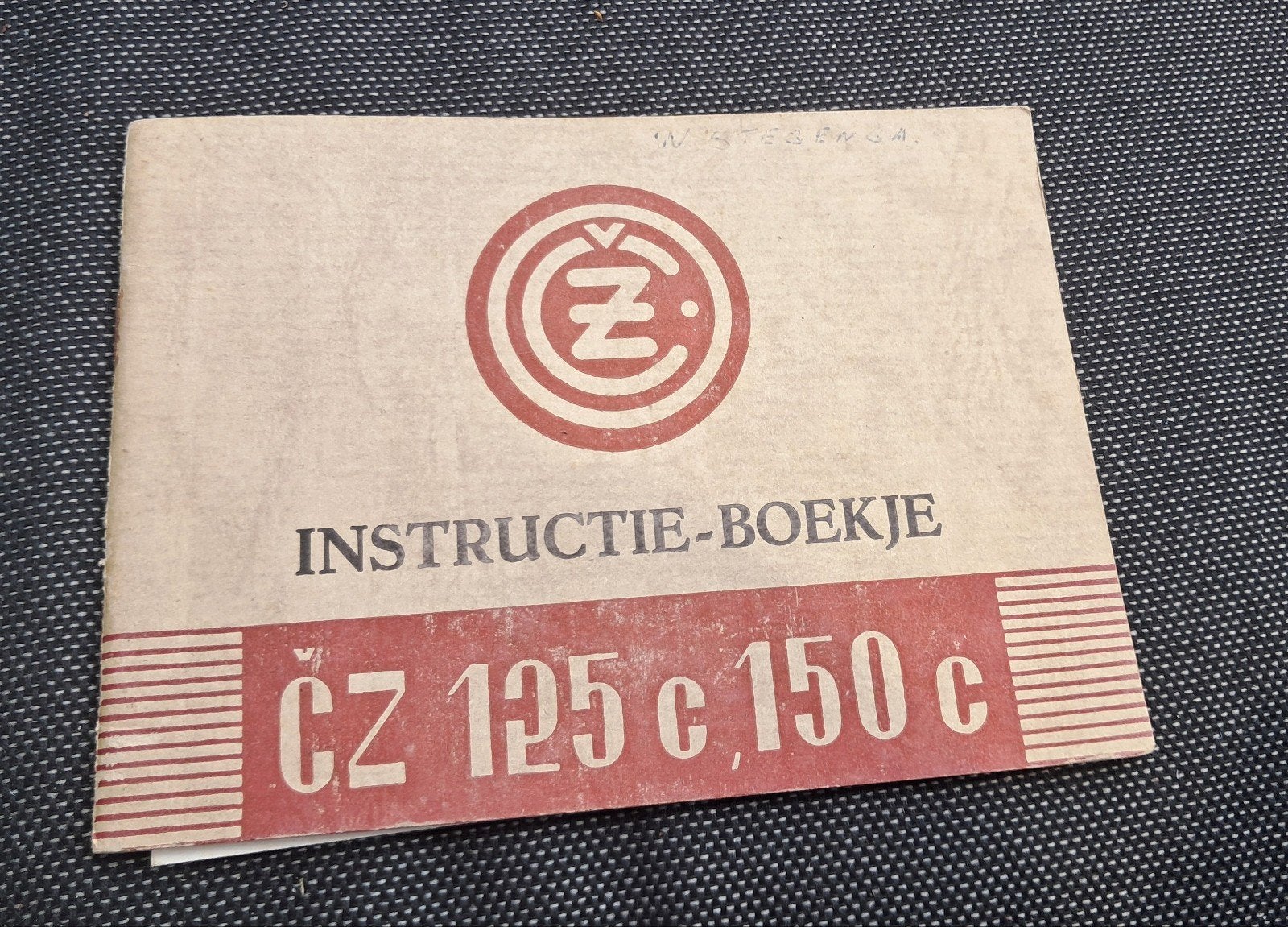 Instructieboekje CZ 125 c 150 c Motorfiets, Motoren, Ophalen of Verzenden, Overige merken