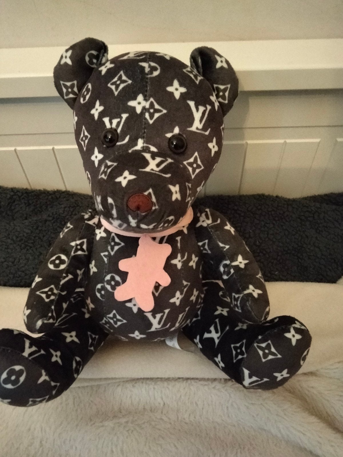 Unieke Louis Vuitton Stijl Teddybeer - Handgemaakt, Ophalen of Verzenden