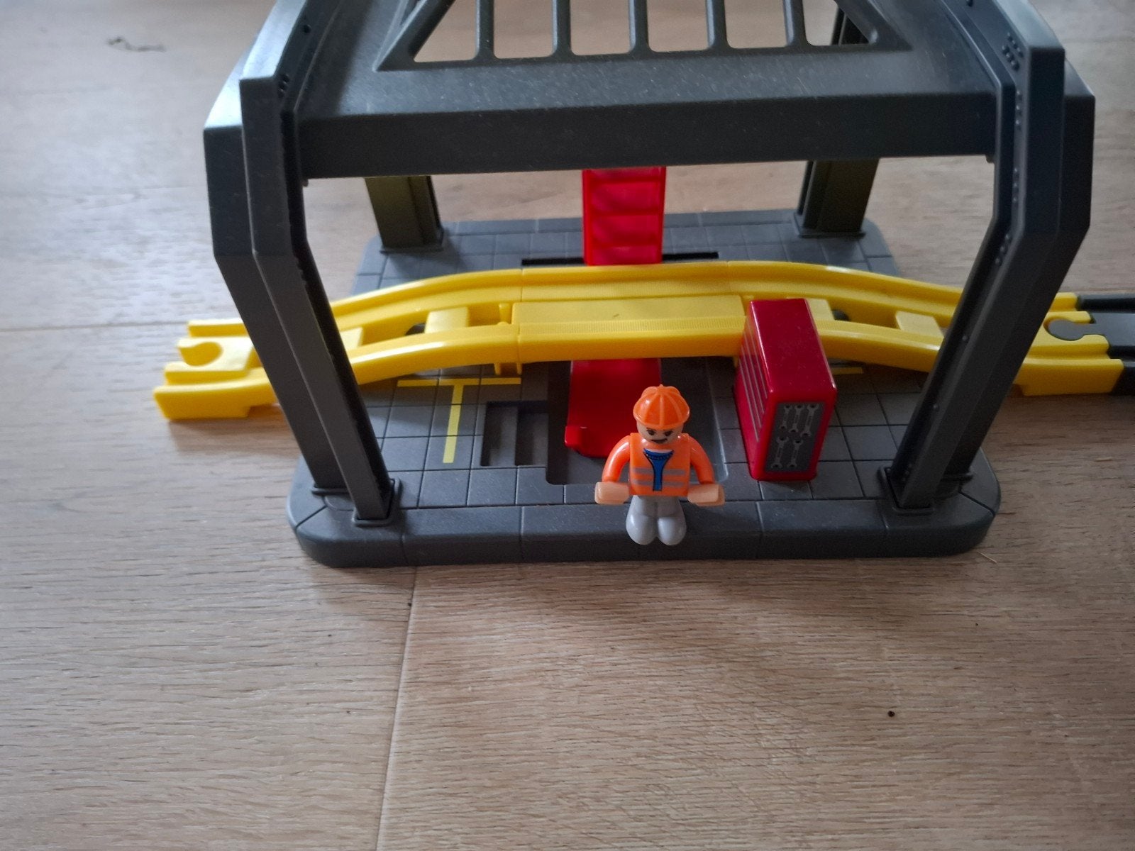 Treinbaan Garage met Medewerker, Ophalen of Verzenden, Gebruikt, Overige typen