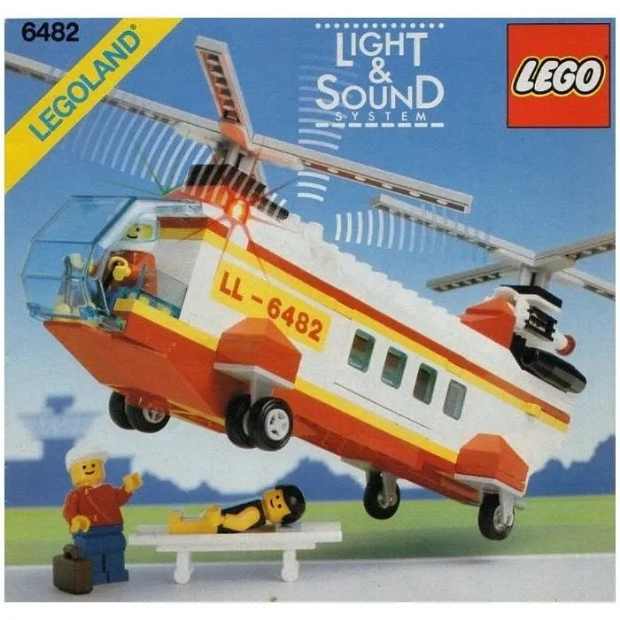 6482 Rescue Helicopter
LEGO 6482, Ophalen of Verzenden, Zo goed als nieuw, Compleet, Lego