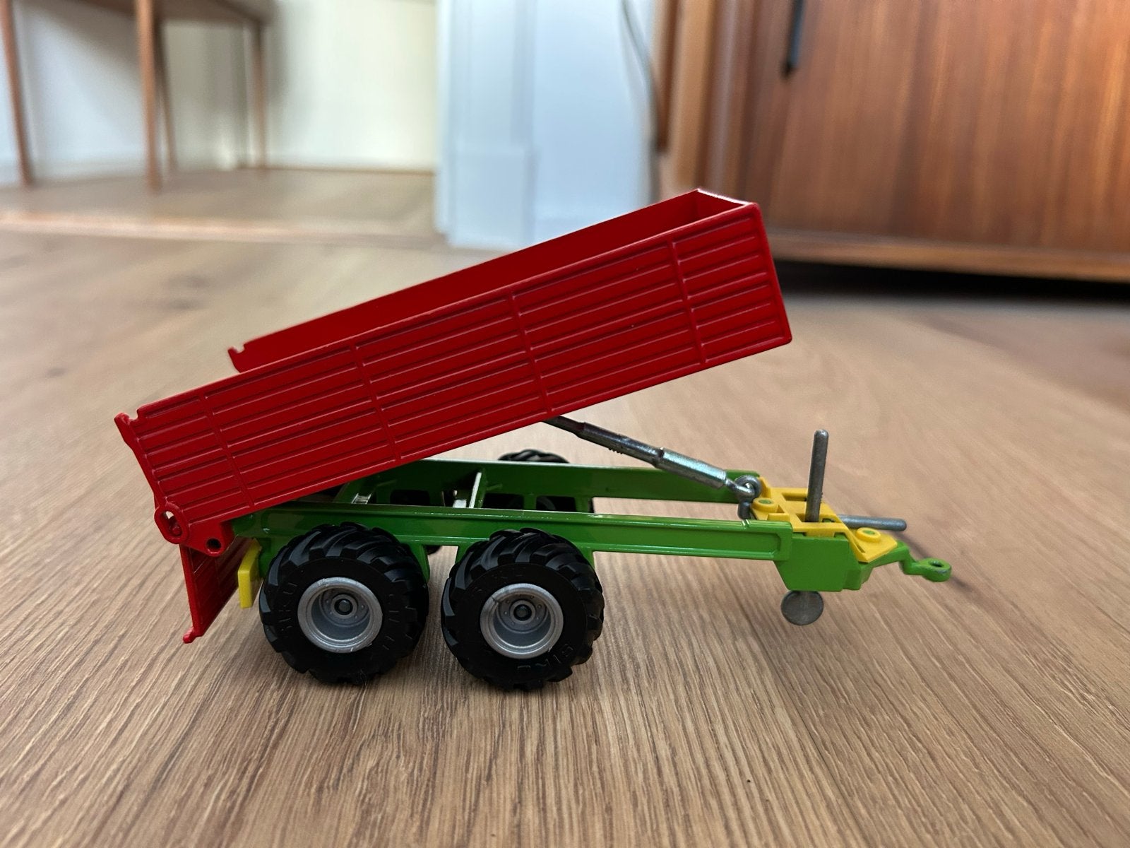 Siku 2552 Tandem-aanhanger 1:32 Speelgoedboerderij, Hobby en Vrije tijd, Ophalen of Verzenden, Gebruikt, Tractor of Landbouw, SIKU