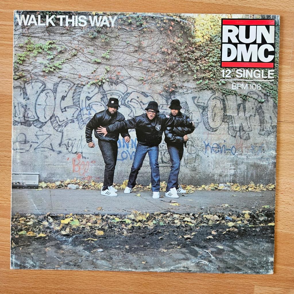 Run DMC* – Walk This Way - Maxi Single, Cd's en Dvd's, Vinyl Singles, Gebruikt, Maxi-single, Ophalen of Verzenden, Pop