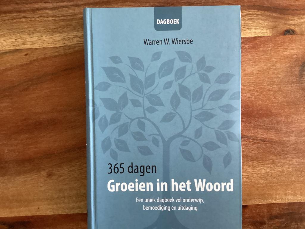 365 dagen Groeien in het Woord, dagboek, Wiersbe, Boeken, Verzenden, Christendom | Protestants, Zo goed als nieuw, Warren W. Wiersbe
